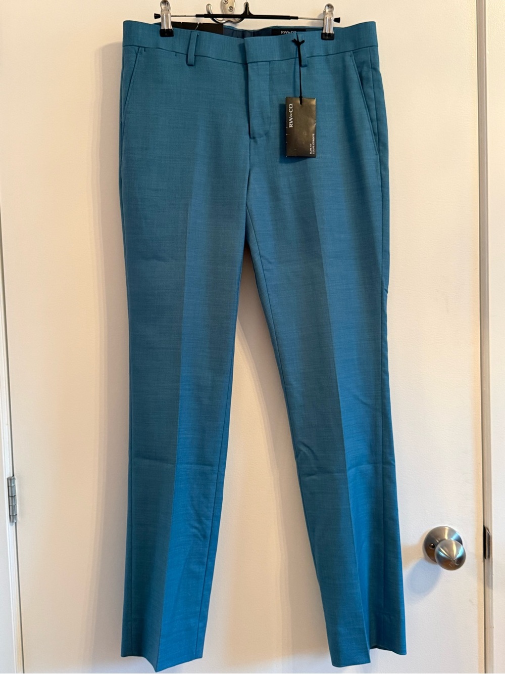 RW&CO Teal Slim Fit Dress Pants – 31x32 – New With Tags